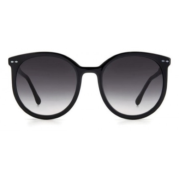 Isabel Marant Accessories - Isabel Marant IM0048/S Black Oversized Round Gradient 55mm Sunglasses